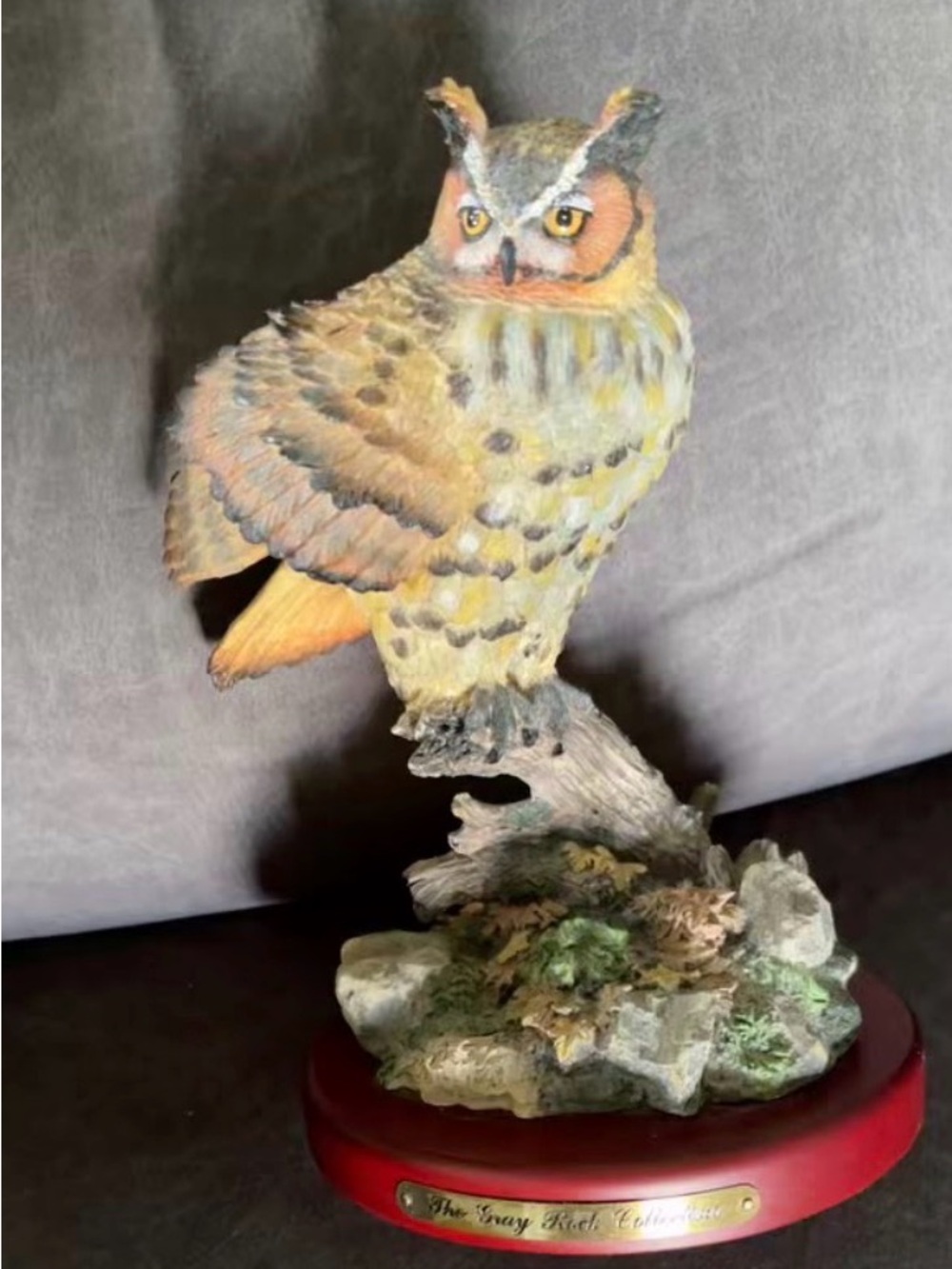 Gray Rock Collection Horned Owl